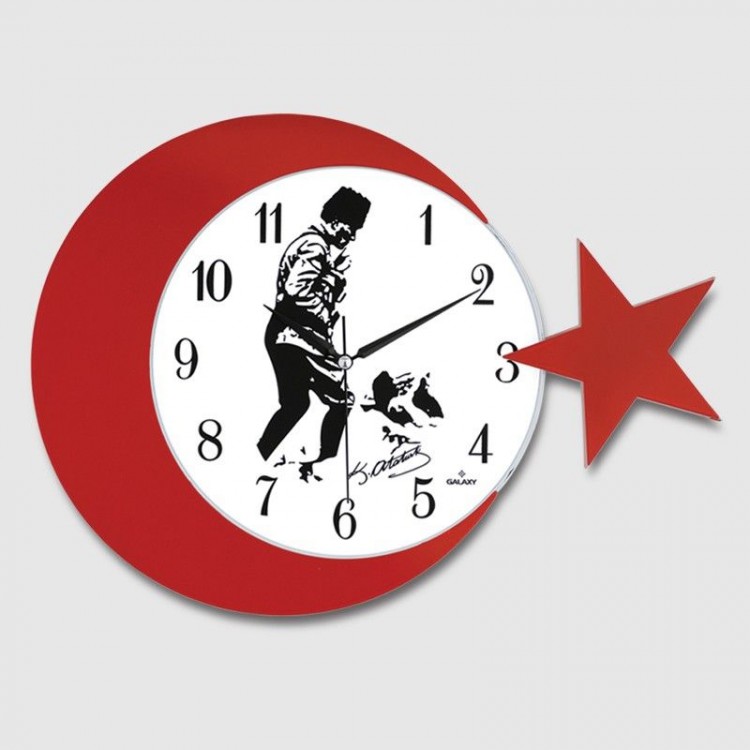 Moon Star Wall Clock 134-3