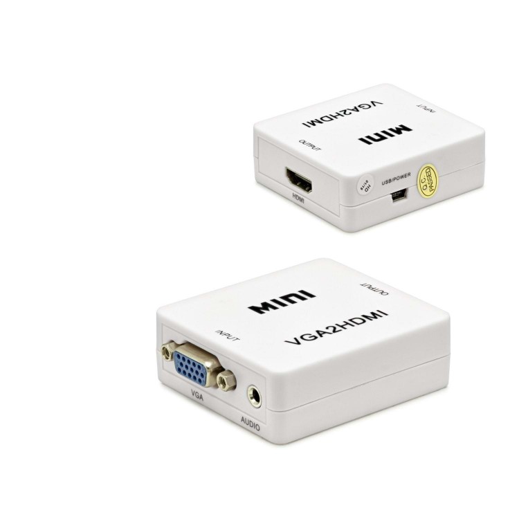 VGA to HDMI Converter 1080P Full HD White HDX1283