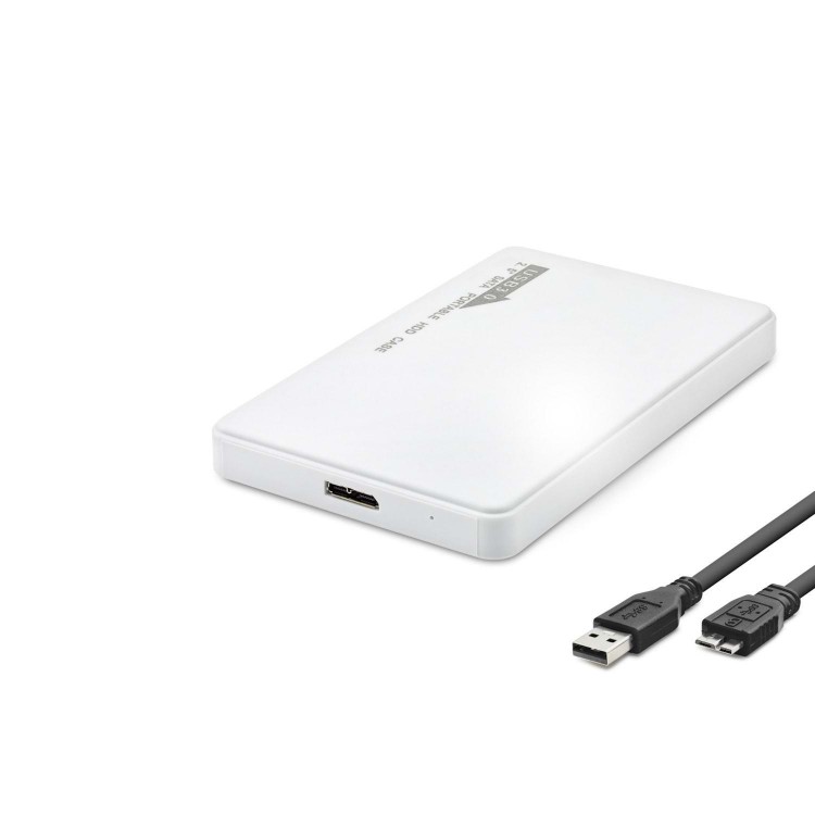 HDD Enclosure USB 3.0 Plastic SATA 2.5" White HDX1752
