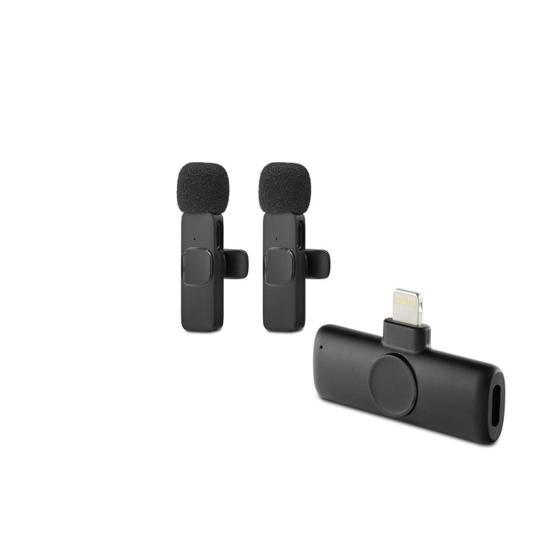 Wireless Dual Microphone Lightning Black HDX2786