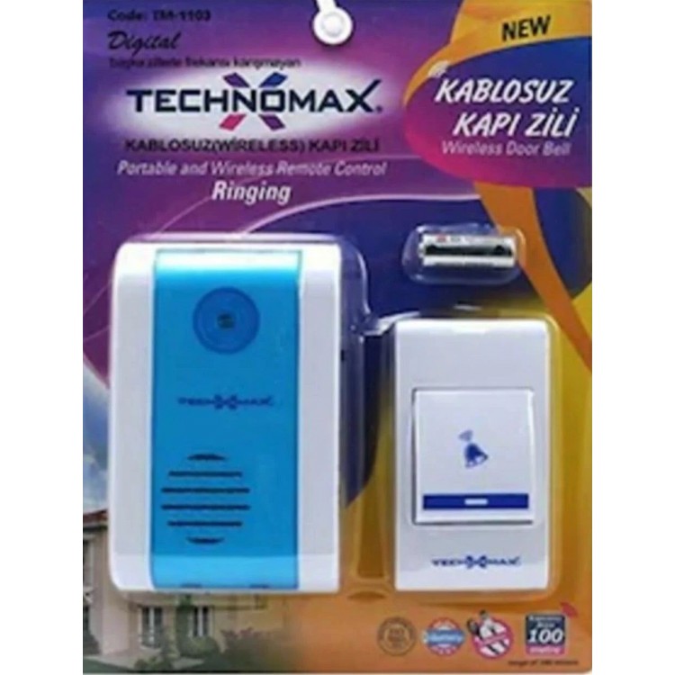 Wireless 100-Meter Range Doorbell