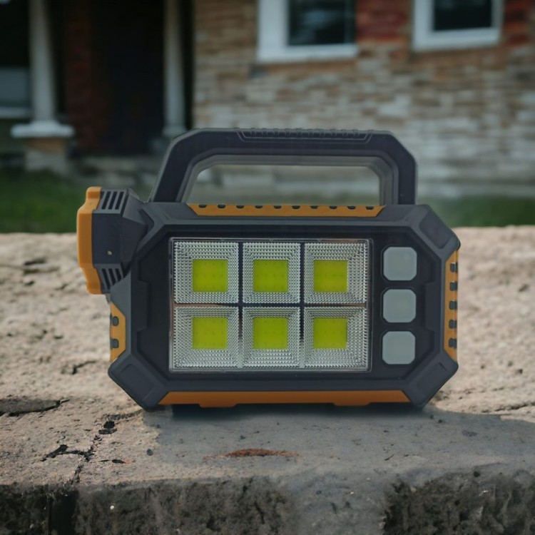 15W Güneş Enerjili Powerbank Özellikli Çok Fonksiyonlu Işıldak Fener GS490 15W Güneş Enerjili Powerbank Özellikli Çok Fonksiyonlu Işıldak Fener GS490