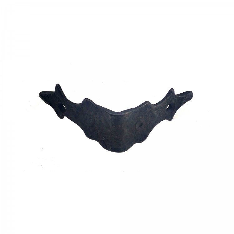 Antique Style Decorative Brass Square - Side, Oxidized