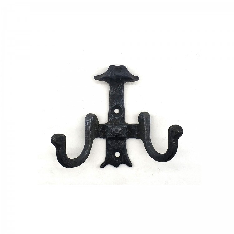 Antika Tarz Dekoratif Pirinç Gemici Askı - 85x94 mm, Oksit