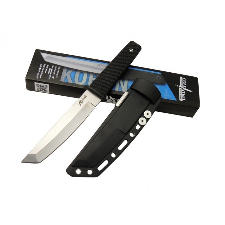 Cold Steel AUS 8A Kobun Tanto Outdoor / Av Bıçağı 25cm - Kılıflı, Kutulu, Siyah Plastik Sap Cold Steel AUS 8A Kobun Tanto Outdoor / Av Bıçağı 25cm - Kılıflı, Kutulu, Siyah Plastik Sap
