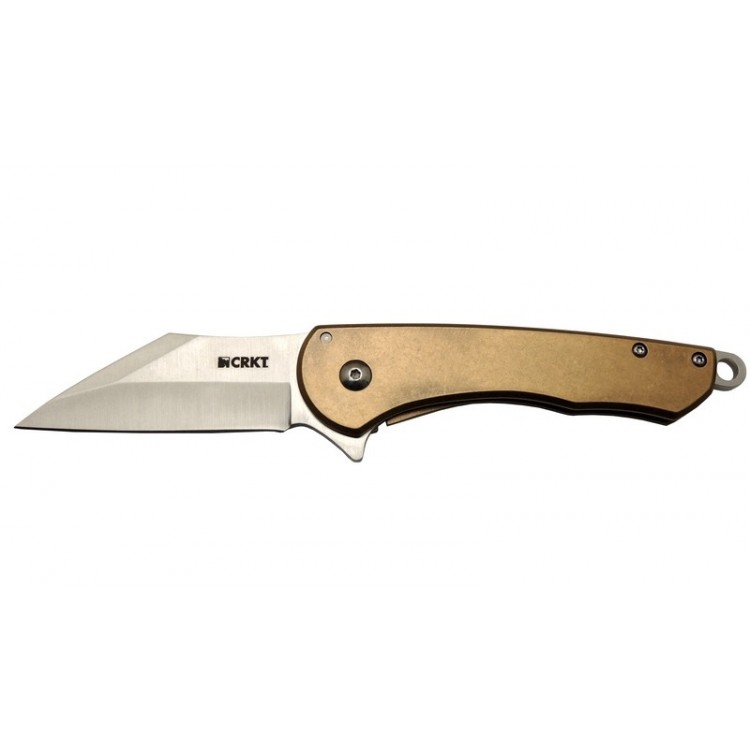 Crkt Jettison 6820 BRW Kahverengi Kamp / Outdoor Çakı 18,5cm - Yarı Otomatik, Kutulu