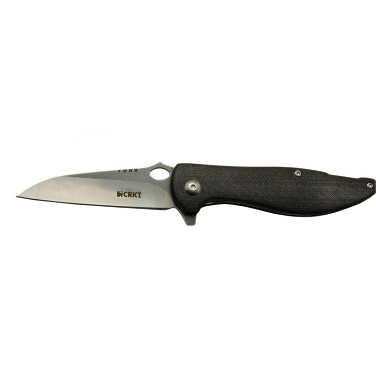 Crkt Lotus 1265 BK Siyah Kamp / Outdoor Çakı 18cm - Yarı Otomatik, Kutulu