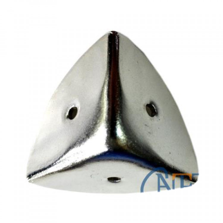 Dekoratif, Kutu, Sandık Köşesi - 45x28 mm,Büyük, Nikel, 1 Adet Dekoratif, Kutu, Sandık Köşesi - 45x28 mm,Büyük, Nikel, 1 Adet