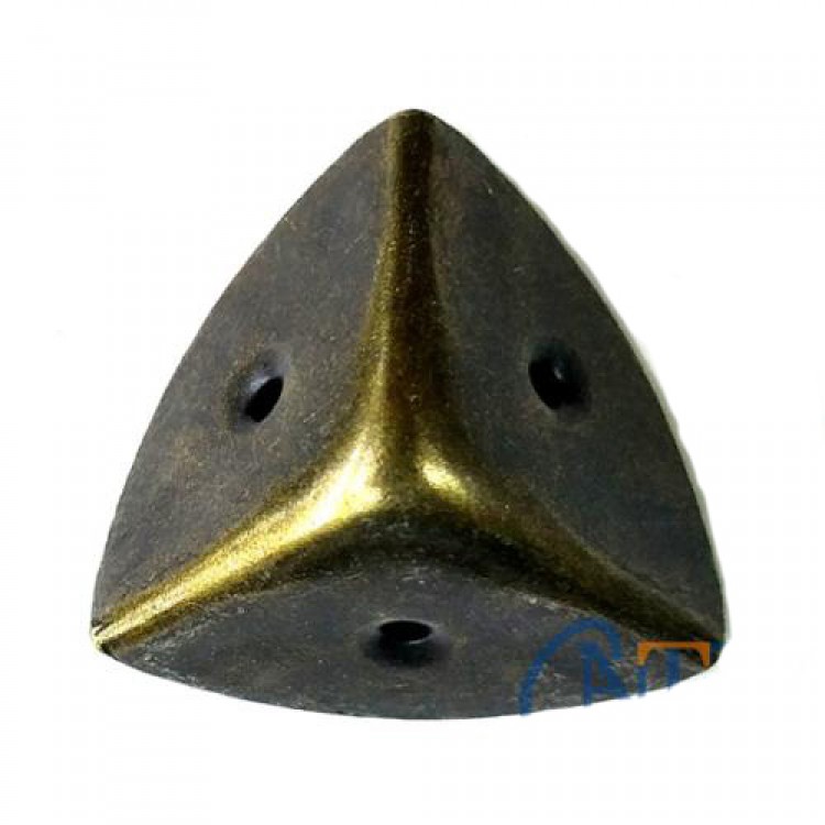 Dekoratif, Kutu, Sandık Köşesi - 45x28 mm, Büyük, Antik, 1 Adet Dekoratif, Kutu, Sandık Köşesi - 45x28 mm, Büyük, Antik, 1 Adet