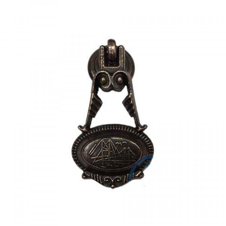 Dekoratif Zamak Sarkaç Küçük Kulp - 30x63mm, Eskitme, 1 Adet Dekoratif Zamak Sarkaç Küçük Kulp - 30x63mm, Eskitme, 1 Adet