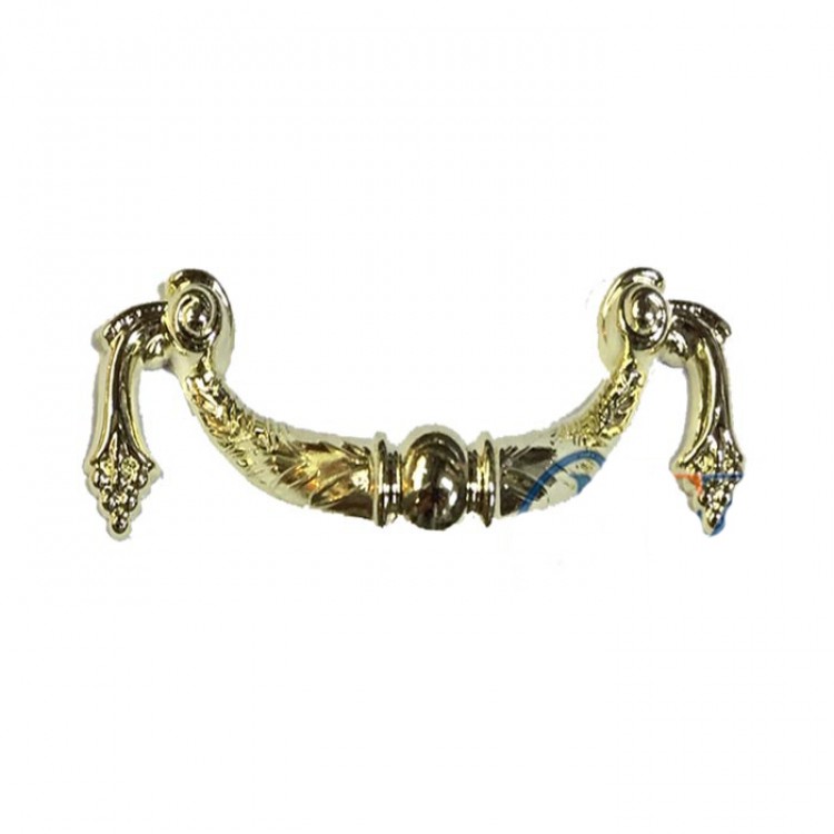 Dekoratif Zamak Üzümlü Kulp - 64mm, Sarı, 100 Adet Dekoratif Zamak Üzümlü Kulp - 64mm, Sarı, 100 Adet