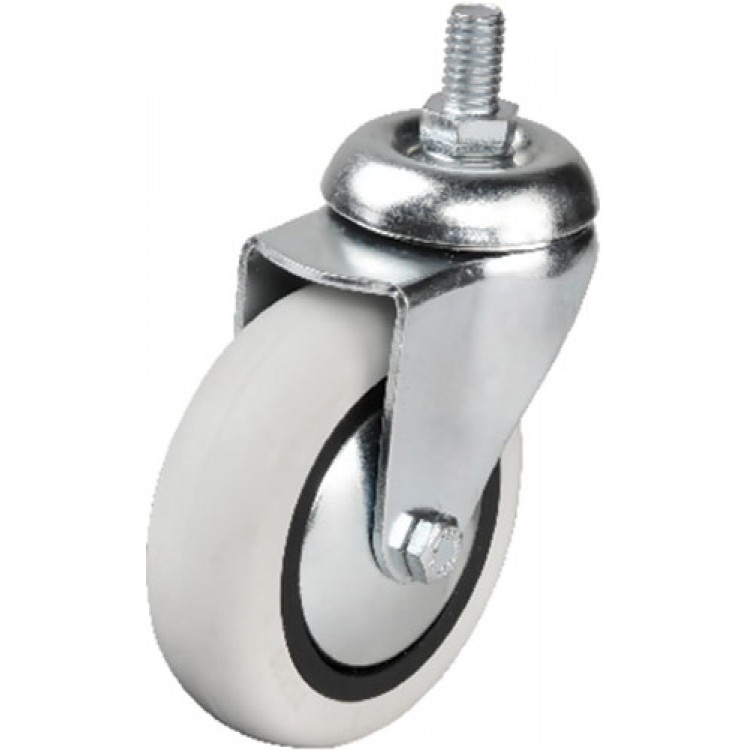 Hts 352 - 75x25 mm PVC Makaralı Vidalı Teker 4 Adet