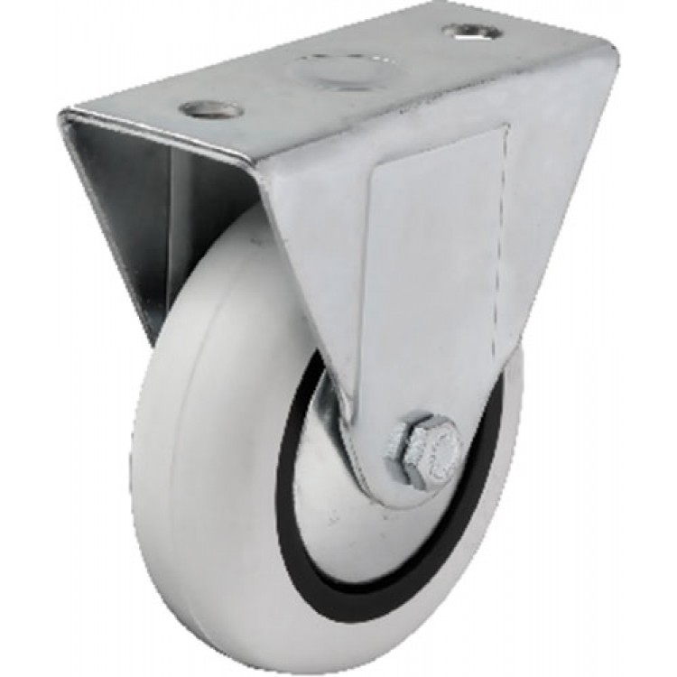 Hts 355 - 75x25 mm PVC Makaralı Sabit Teker 4 Adet