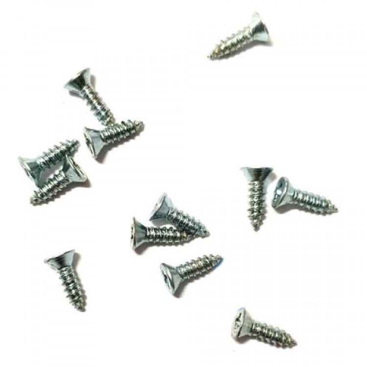 Clip, Hinge, Foot, Wood, Particle Board Screw 2.2x7.5mm - Nickel 100 Pieces Clip, Hinge, Foot, Wood, Particle Board Screw 2.2x7.5mm - Nickel 100 Pieces