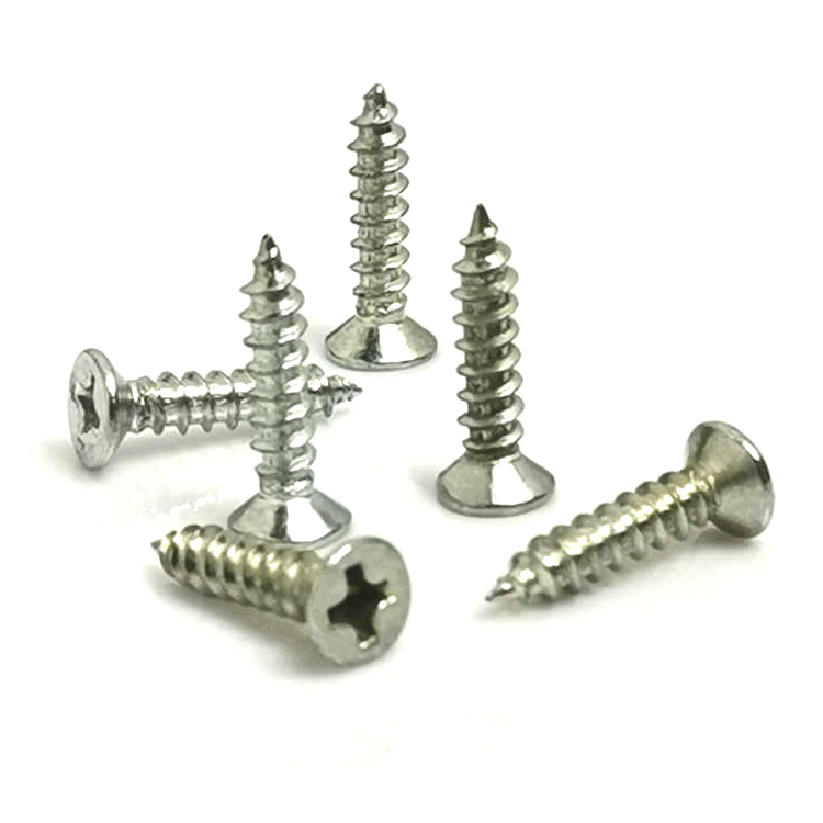 Clip, Hinge, Foot, Wood, Particle Board Screw 3x13 mm - Nickel 100 Pieces