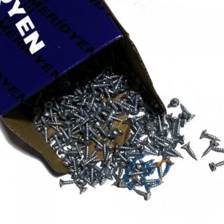 Klips, Menteşe, Ayak, Ağaç, Sunta Vidası - 3x13mm, 100 Adet Klips, Menteşe, Ayak, Ağaç, Sunta Vidası - 3x13mm, 100 Adet