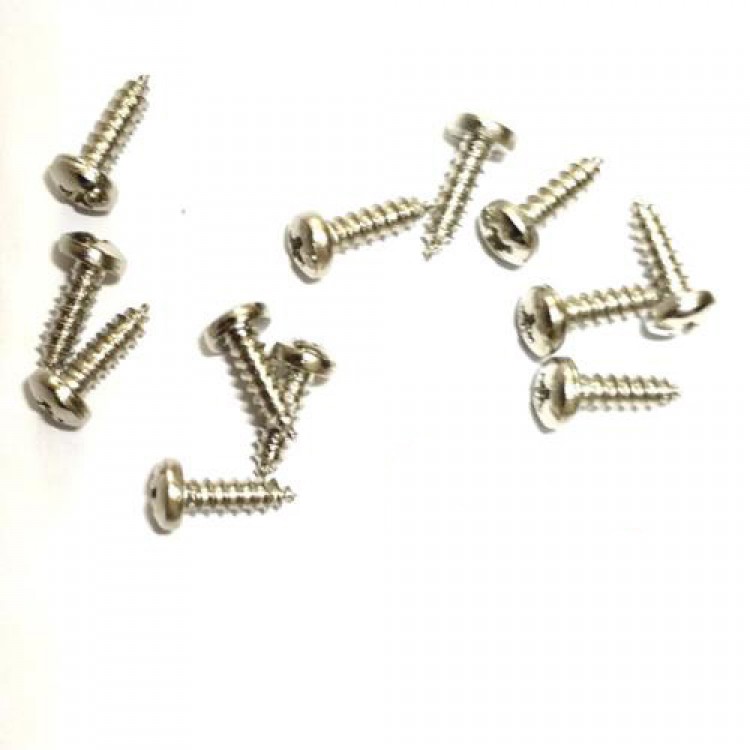 Clip, Hinge, Foot, YSB Sheet Metal Screw - 2.9x9.5mm Nickel, 1000 Pieces