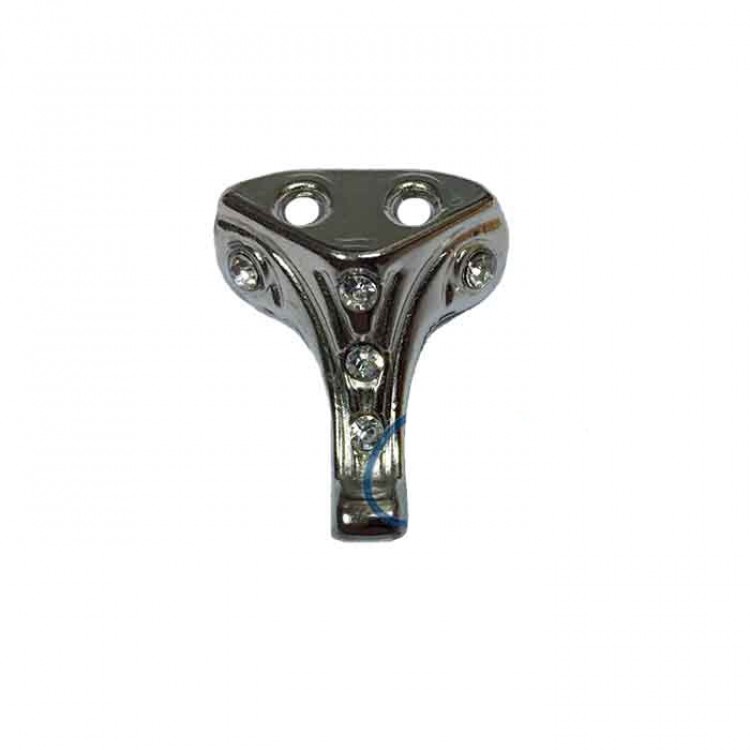 Moda Taşlı Ahşap Sandık Ayağı, Kutu Ayak 2,5 cm - Nikel, 100 Adet Moda Taşlı Ahşap Sandık Ayağı, Kutu Ayak 2,5 cm - Nikel, 100 Adet