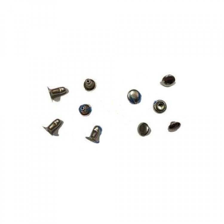 Rivet Perçin - 6mm, Nikel, 1000 Adet
