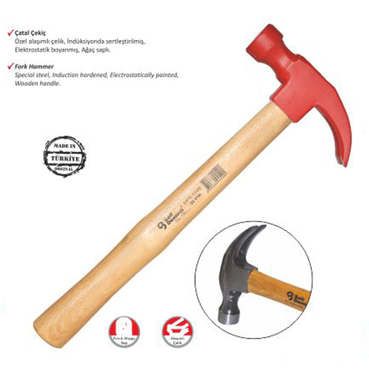 S.D. Boyalı Çatal Çekiç S.D. Boyalı Çatal Çekiç