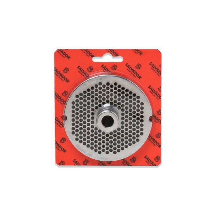 Salvador Stainless Steel Meat Grinder Mirror, Mouth 12 No. - 3 mm