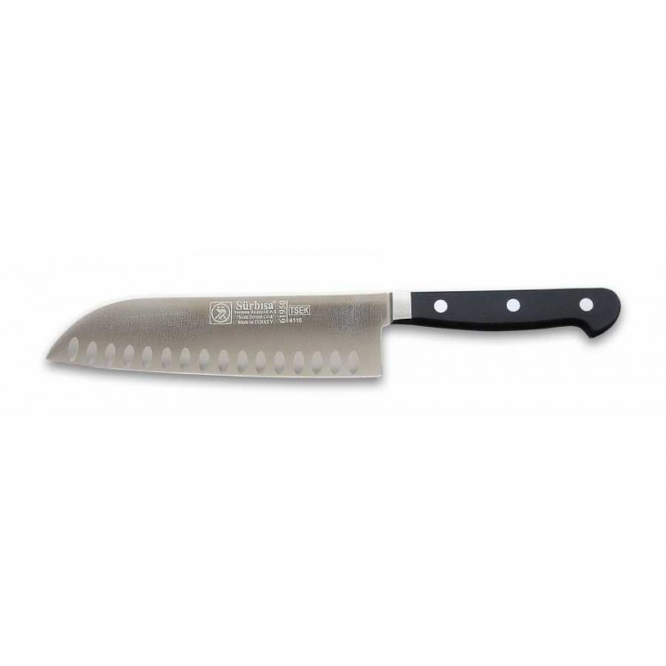 61950 - Sıcak Dövme Oluklu Santoku Şef Bıçağı 18 cm 61950 - Sıcak Dövme Oluklu Santoku Şef Bıçağı 18 cm