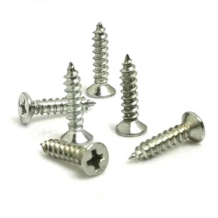 Clip, Hinge, Foot, Wood, Particle Board Screw 2.2x13 mm - Nickel 1000 Pieces Clip, Hinge, Foot, Wood, Particle Board Screw 2.2x13 mm - Nickel 1000 Pieces