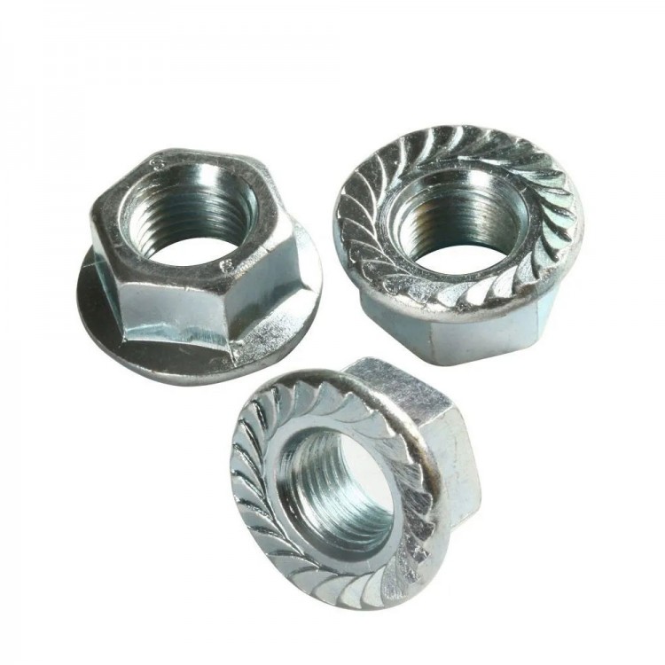 100 M8 Hex Flange Nuts 100 M8 Hex Flange Nuts