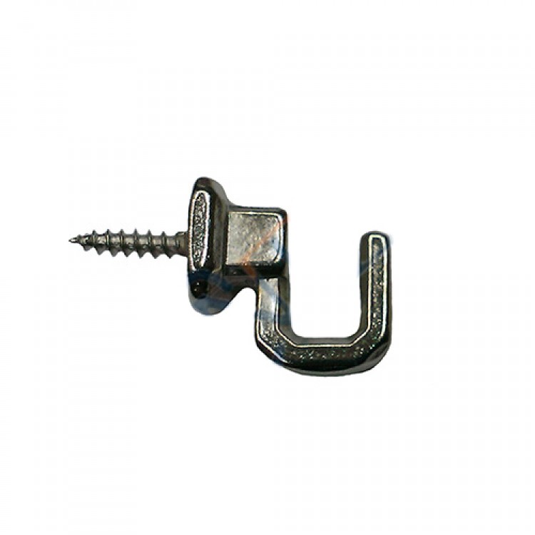 Vidalı Kanca, Askı Küçük - 15x18mm, Nikel - 100 Adet Vidalı Kanca, Askı Küçük - 15x18mm, Nikel - 100 Adet