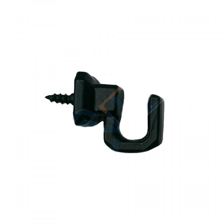 Vidalı Kanca, Askı Küçük - 15x18mm, Siyah - 1 Adet Vidalı Kanca, Askı Küçük - 15x18mm, Siyah - 1 Adet