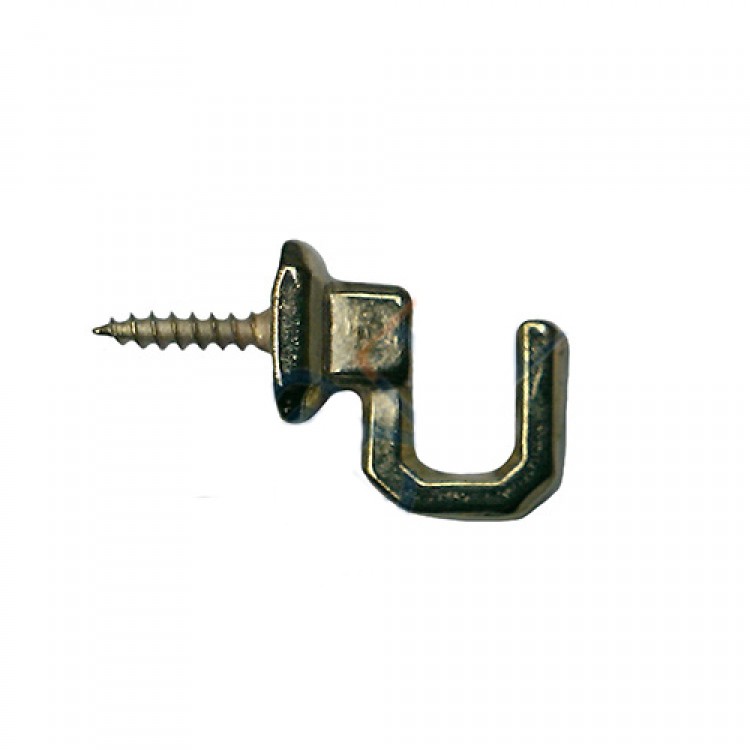 Vidalı Kanca, Askı Küçük - 15x18mm, Sarı - 1 Adet Vidalı Kanca, Askı Küçük - 15x18mm, Sarı - 1 Adet