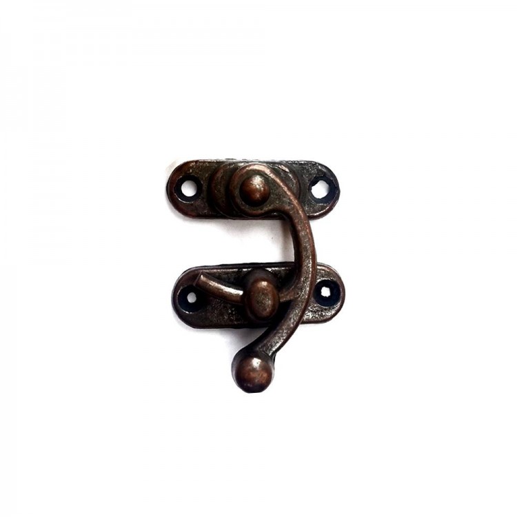 Yay Gözü, Ahşap Kutu Klipsi - Küçük 28x33 mm, Antik, 100 Adet Yay Gözü, Ahşap Kutu Klipsi - Küçük 28x33 mm, Antik, 100 Adet