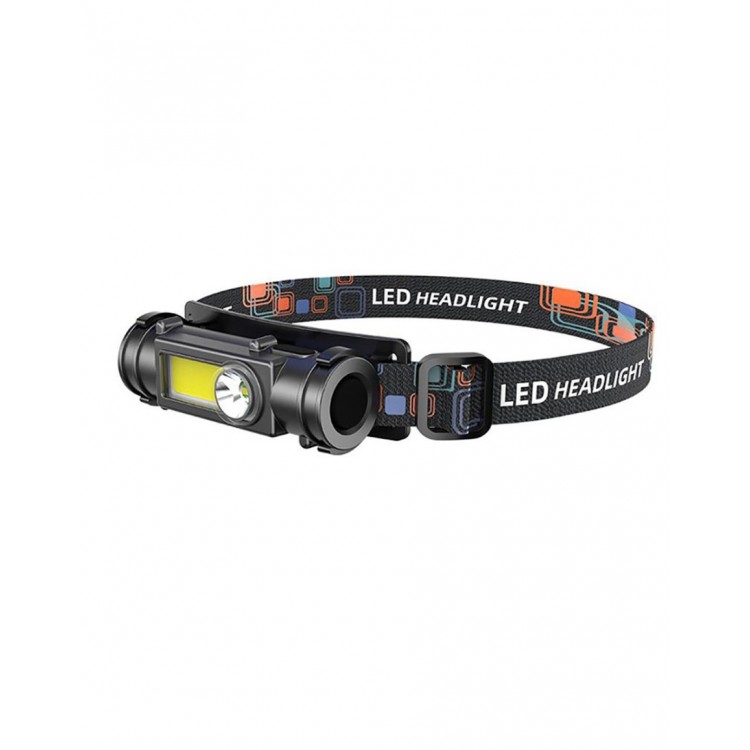 PS-211 Şarjlı Mıknatıslı Lityum Lion Pilli Cob Led Kafa Lambası Çalışma Lambası