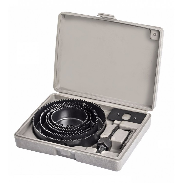 8 Piece Punch Set Wood Cutting Saw Drill Bit Set Drywall Ceiling Cutting