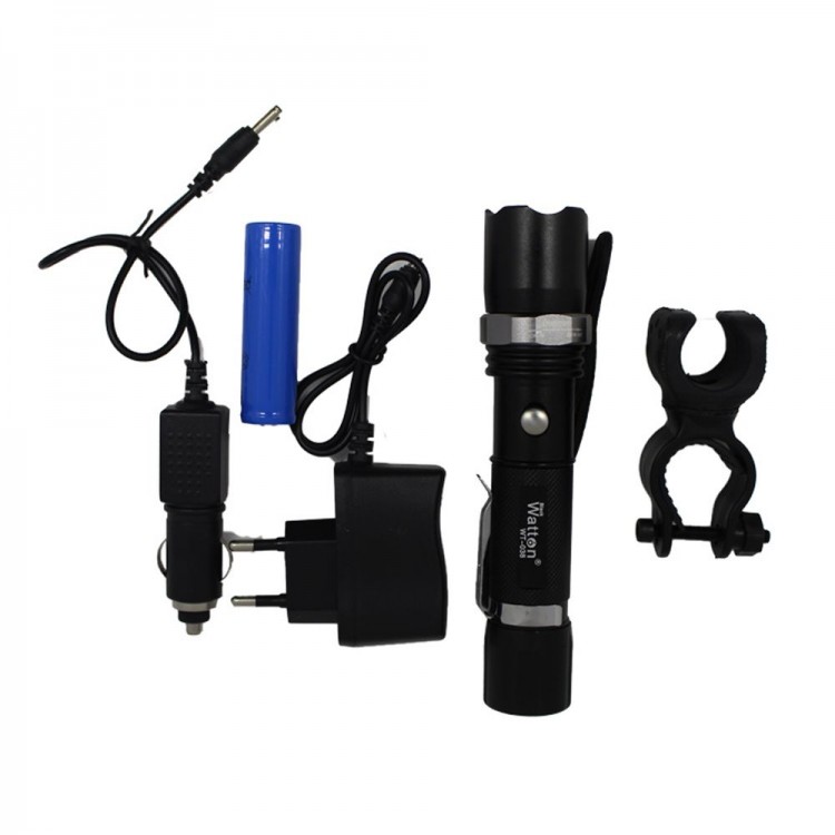 Zoomable Rechargeable Handheld Flashlight at the Best Price Wt-038 Zoomable Rechargeable Handheld Flashlight at the Best Price Wt-038