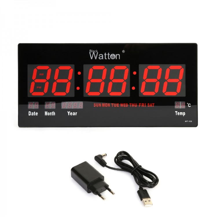 Dijital Duvar ve Masa Saati Wt-109 Dijital Duvar ve Masa Saati Wt-109