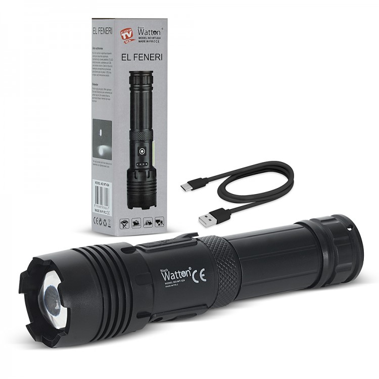 7 Mod TX6 Powerbank El Feneri WT-624 7 Mod TX6 Powerbank El Feneri WT-624