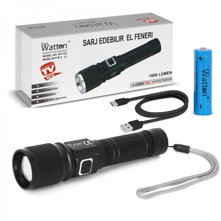 Cree TG LED 1000 Lumens Display Functional Flashlight Wt-732 Cree TG LED 1000 Lumens Display Functional Flashlight Wt-732