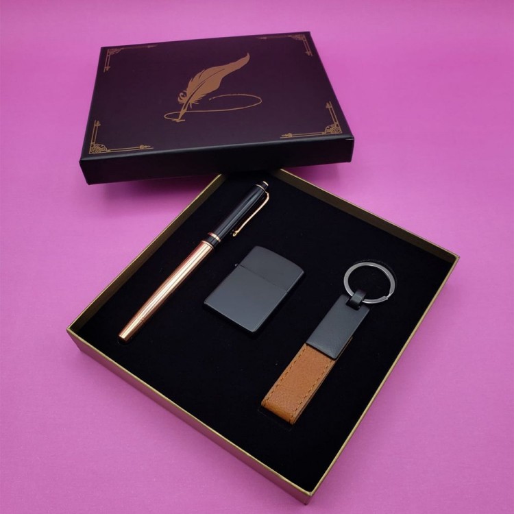 Metal Roller Pen Lighter and Keychain