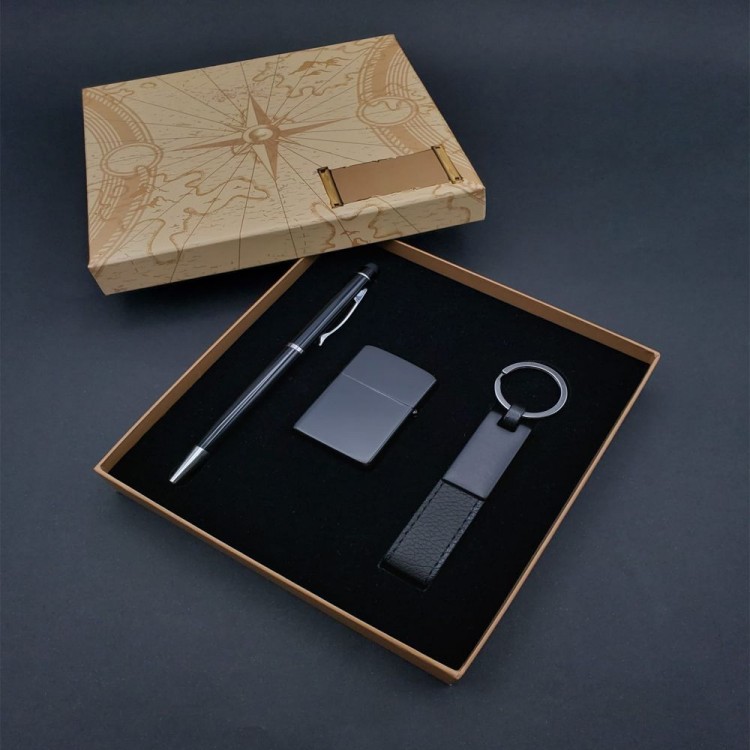 Pen Lighter Keychain 3-Piece Set