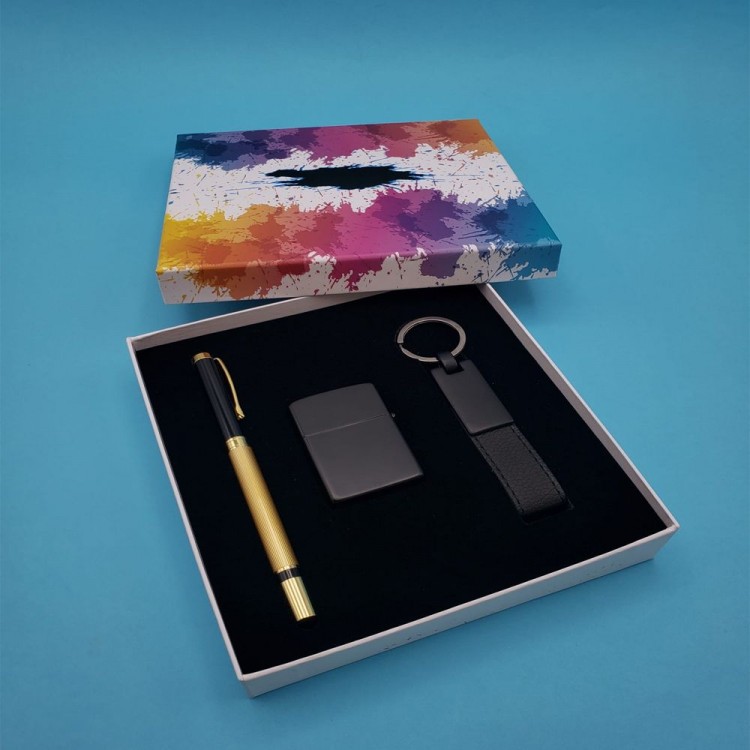 Pen Keychain Lighter Gift Set