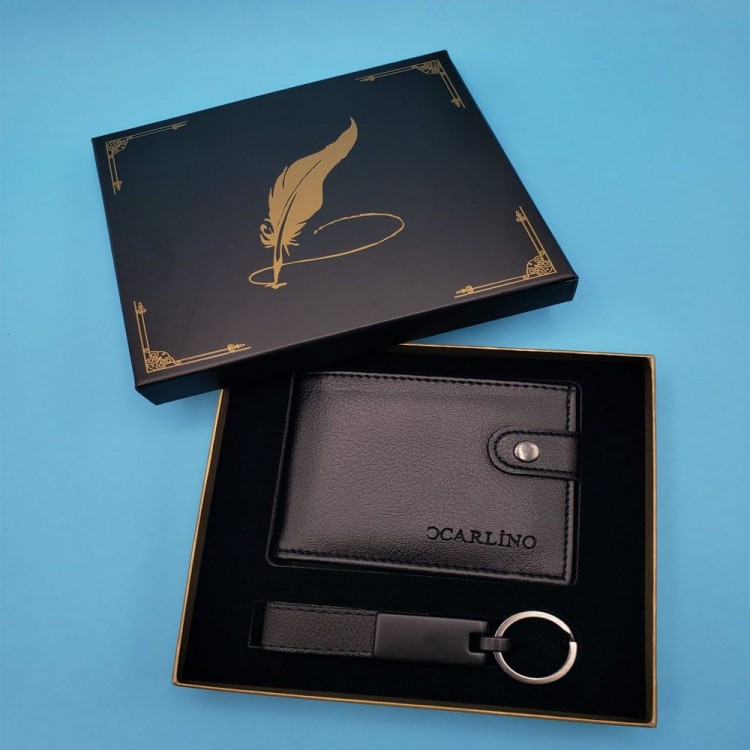 Gift Wallet Keychain Set