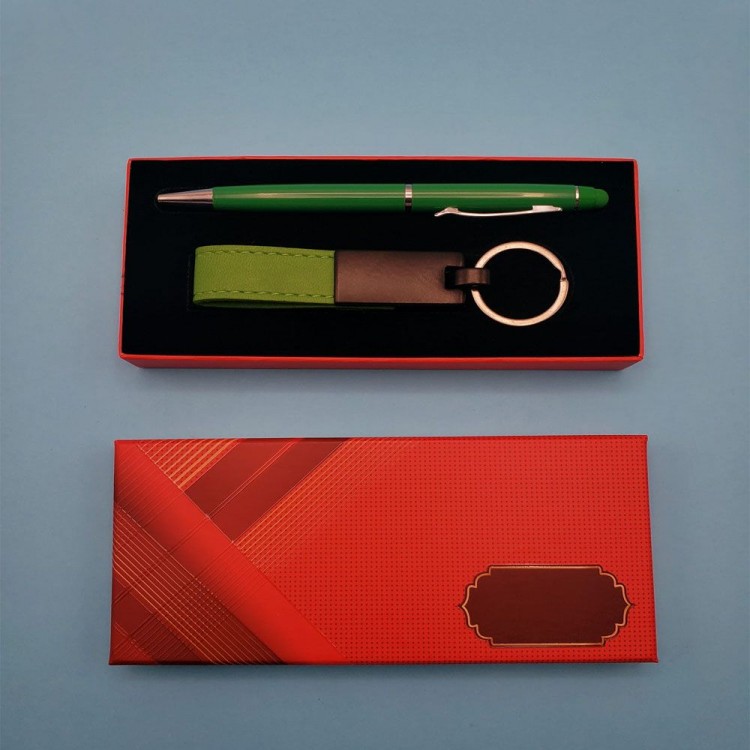 Green Pen and Keyring