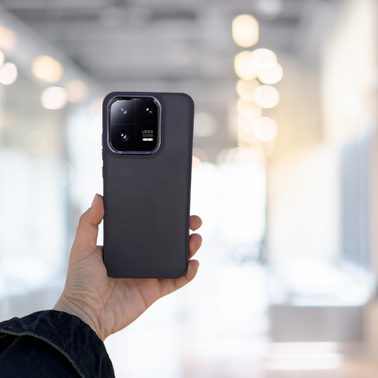 XIAOMI MI 13 PRO Back Frosted Transparent Sensitive Button Camera Protruding Hard Matte Perfect Purple