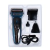 3 IN 1 Saç Sakal Burun Makinesi Şarjlı KP329 Mavi