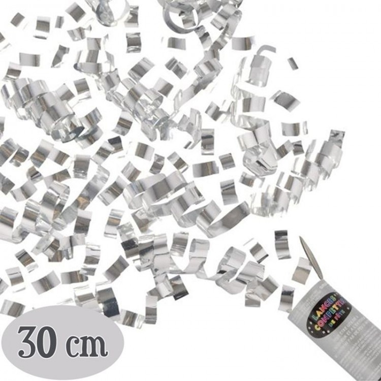 Silver Color Confetti 30 cm Silver Color Confetti 30 cm