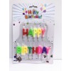 Happy Birthday Customizable Colorful Birthday Candle