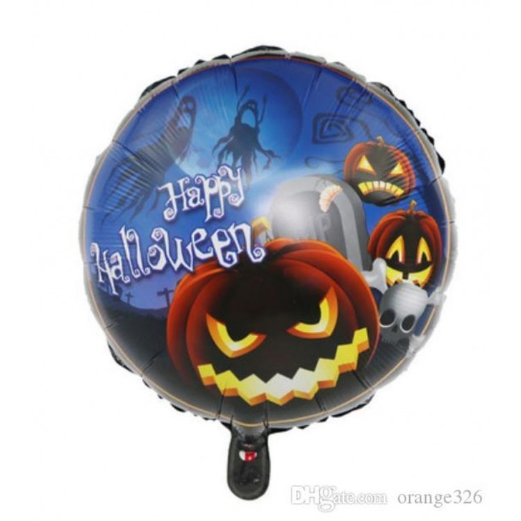 Happy Halloween Pumpkin Foil Balloon 18 inches