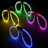 Glow-in-the-Dark Phosphorescent Glasses Phosphorescent Colored Glasses 6 Pieces