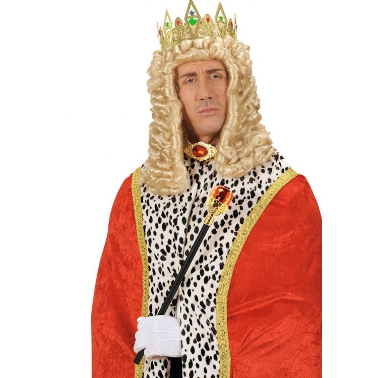 Red Top-Handled Royal Scepter 40 cm 1 Piece